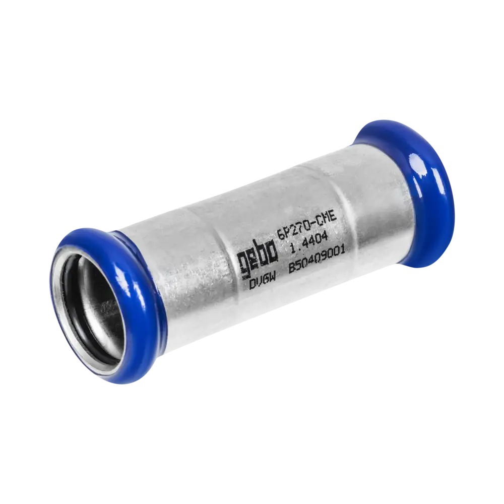 Edelstahl Pressfitting mit M-Kontur