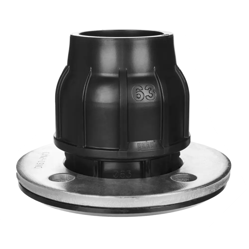 Kunststoffklemmverbinder für Rohraußendurchmesser bis 63 mm