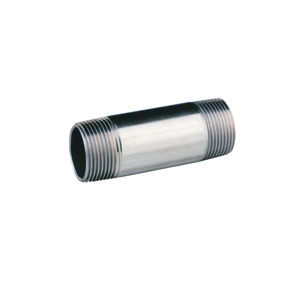 Rohrdoppelnippel - Edelstahl - für 1/8"