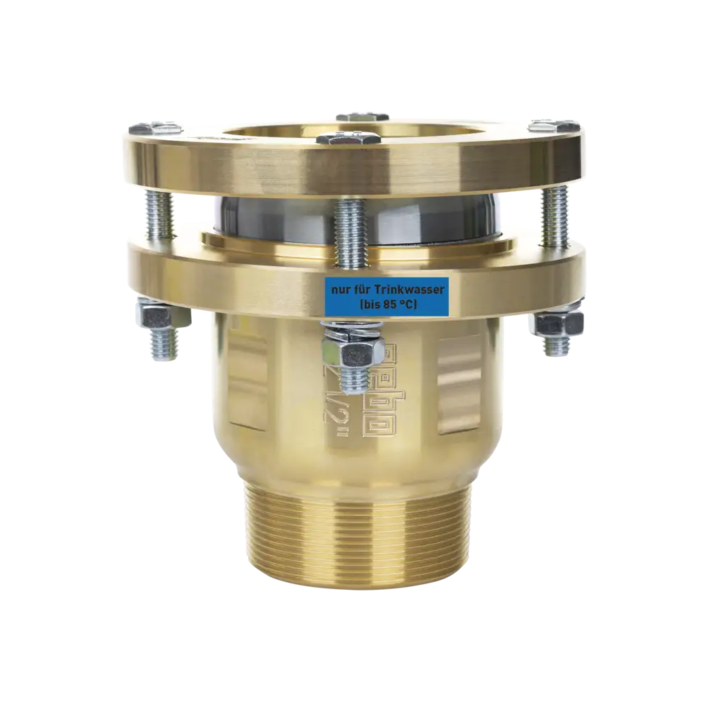 Messing Klemmflanschverbinder für Stahlrohr - Typ MAF - mit EPDM-Dichtung