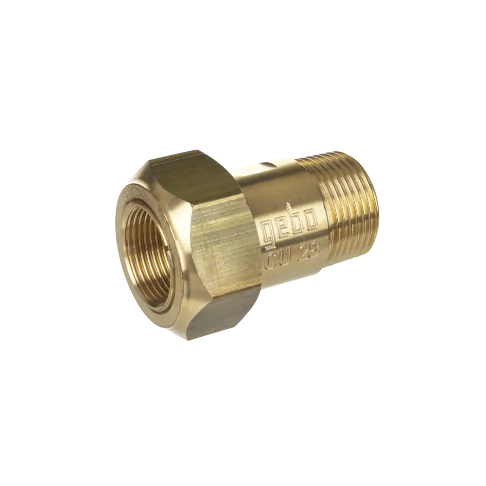 Messing Klemmverbinder für Kupferrohr - Typ MAS - mit EPDM-Dichtung