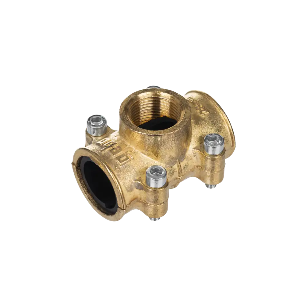 Messinganbohrschelle für Kupferrohr - Typ MB - mit EPDM-Dichtung