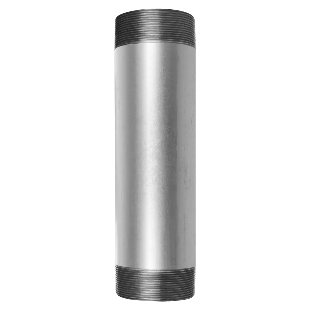 Rohrdoppelnippel - verzinkt - für 1/2"