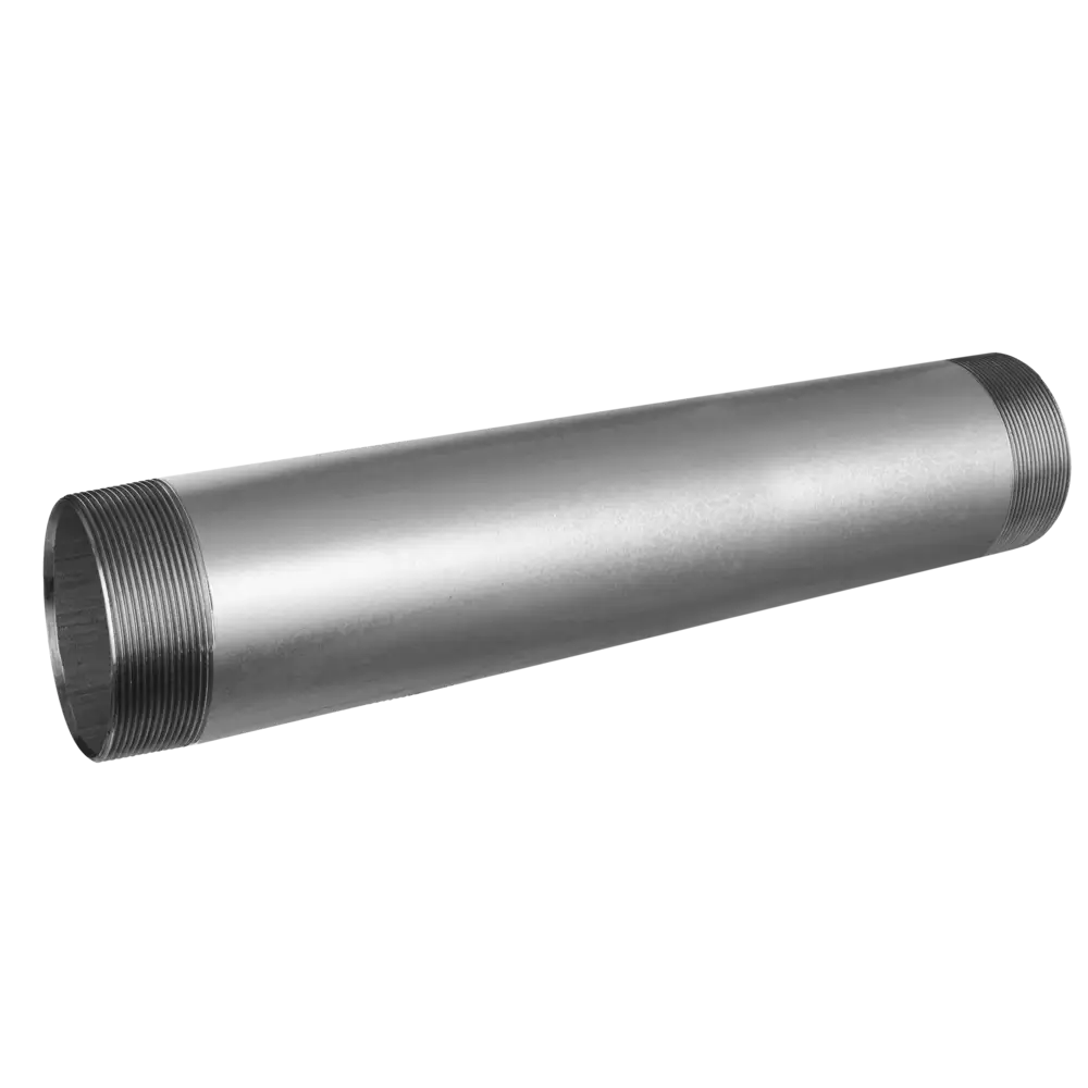 Rohrdoppelnippel - verzinkt - für 1 1/2"