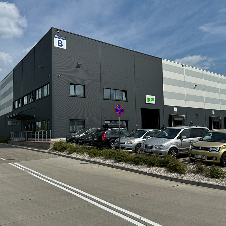 GEBO Technika production facility building in Poland – manufacturing headquarters of GEBO Group